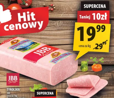 Wędlina Tyrolska JBB promocja w Arhelan