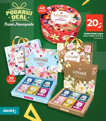 Zestaw herbat Lovare Tea Dessert promocja w Dealz