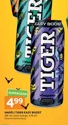 Napój Tiger Easy Boost promocja w Stokrotka