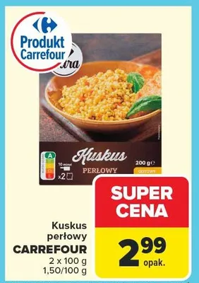 Kuskus perłowy promocja w Carrefour Market