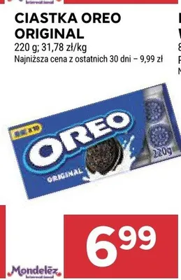 Ciastka oreo original promocja w Stokrotka