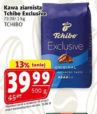 Kawa ziarnista Tchibo Exclusive promocja w Prim Market