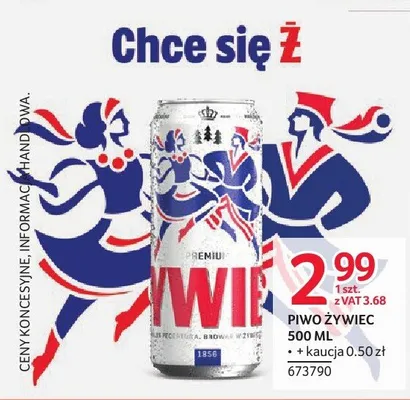 Piwo Żywiec Premium promocja w Selgros