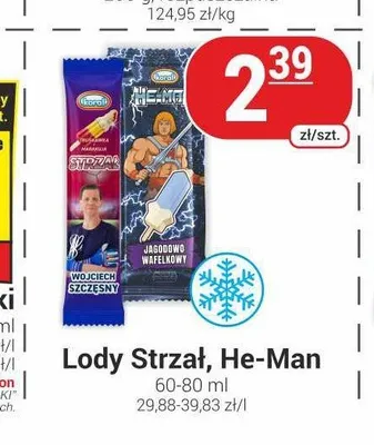 Lody Strzał He-Man promocja w Delikatesy Sezam