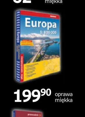 Atlas Europa 1:800 000 oprawa miękka promocja w Empik
