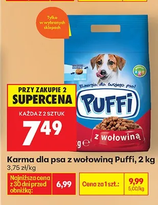 Karma dla psa z wołowiną promocja w Biedronka