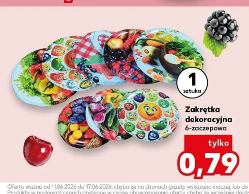 Zakrętka dekoracyjna 6-zaczepowa promocja w Kaufland