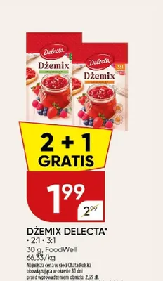 Dżemix 2:1 Delecta promocja w Chata Polska