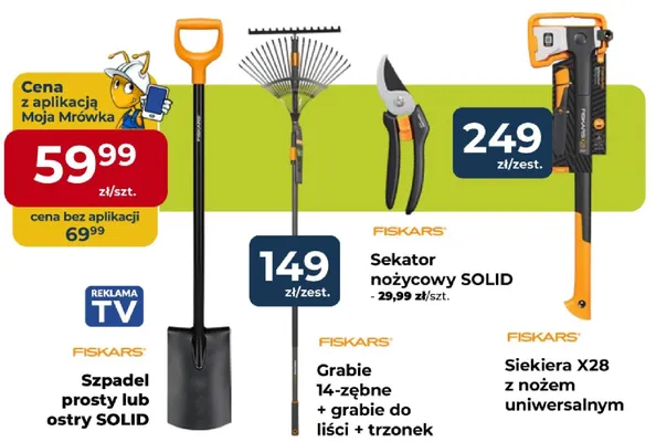 Siekiera X28 z nożem uniwersalnym promocja w PSB Mrówka