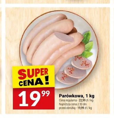 Kiełbasa parówkowa Białecki Wędzarnia promocja w Twój Market