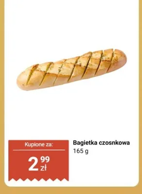 Bagietka czosnkowa promocja w Biedronka