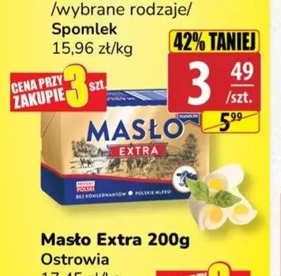Masło Extra Ostrowia promocja w API Market