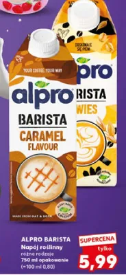 Napój roślinny barista różne rodzaje promocja w Kaufland