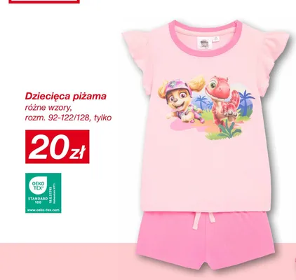 Dziecięca piżama Paw Patrol promocja w KiK