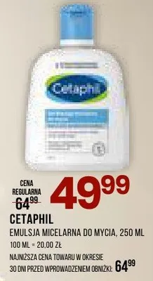 Emulsja micelarna do mycia promocja w Drogerie Natura