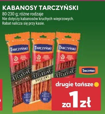 Kabanosy Tarczyński promocja w Stokrotka