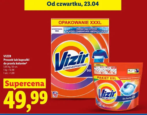 Proszek do prania kolorów promocja w Lidl