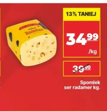 Ser radamer Spomlek promocja w API Market