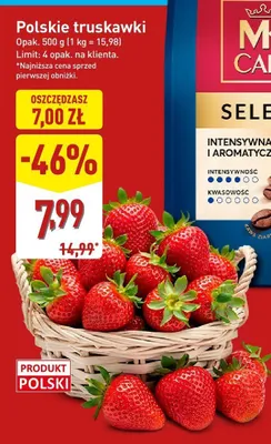Truskawki polskie promocja w Aldi