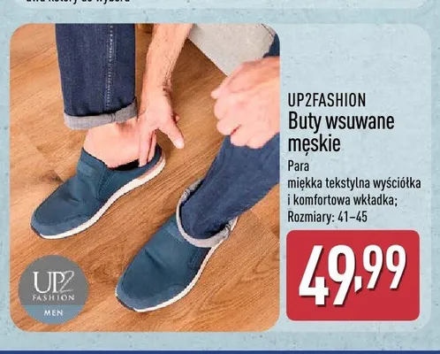Buty wsuwane męskie UP2FASHION promocja w Aldi