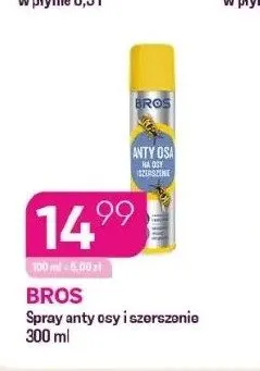 Spray anty osy i szerszenie Bros promocja w Drogerie Koliber