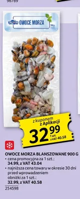Owoce morza blanszowane Ocean promocja w Selgros