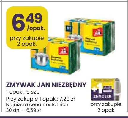 Zmywak jan niezbędny promocja w Stokrotka