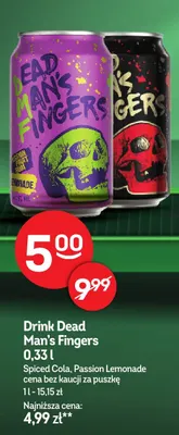 Drink Dead Man's Fingers Spiced Cola promocja w Żabka