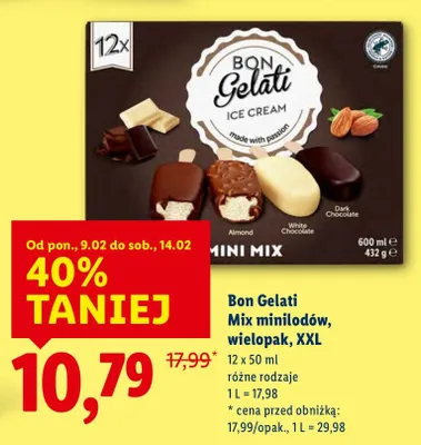 Mix minilodów, wielopak, XXL promocja w Lidl