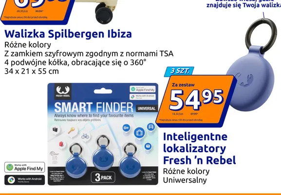 Inteligentne lokalizatory Fresh 'n Rebel 3-pak promocja w Action