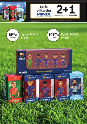 Figurki piłkarskie MINIX Barça 5-pak promocja w Empik