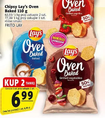 Chipsy Oven Baked Salted promocja w Prim Market