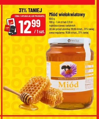 Miód wielokwiatowy Nectus promocja w POLOmarket