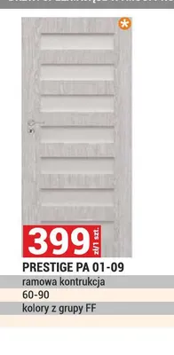 Drzwi Prestige Pa 01-09 promocja w Merkury Market