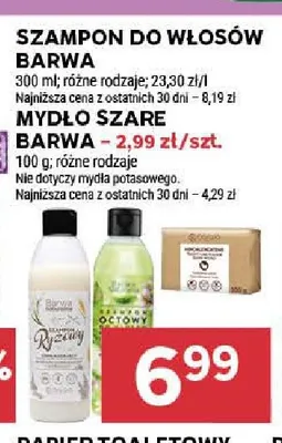 Mydło szare Barwa promocja w Stokrotka