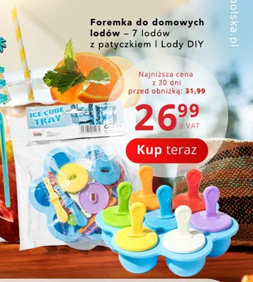 Foremka do domowych lodów promocja w Poczta Polska