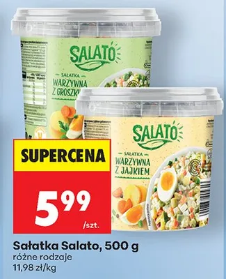 Sałatka różne rodzaje promocja w Biedronka