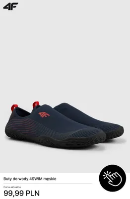 Buty do wody 4F 4SWIM męskie promocja w 4F