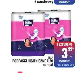 Podpaski higieniczne Bella Normal promocja w Tomi Markt