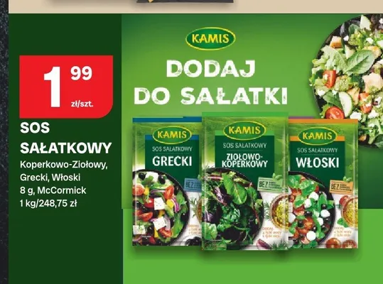 Sos sałatkowy włoski promocja w Chorten
