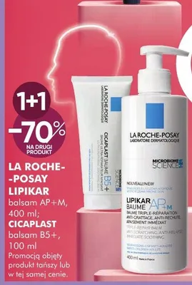 Balsam LA ROCHE-POSAY LIPIKAR balsam AP+M lub balsam B5+, balsam CICAPLAST promocja w Makro