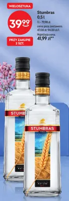 Wódka Stumbras promocja w Żabka