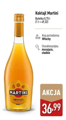 Koktajl Martini promocja w Aldi