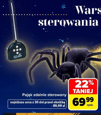 Pająk zdalnie sterowany promocja w Carrefour