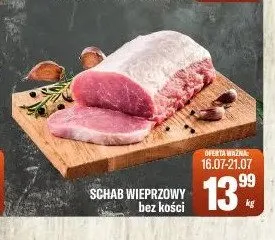 Schab wieprzowy bez kości promocja w Tomi Markt