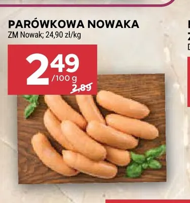 Parówkowa Nowaka ZM Nowak promocja w Stokrotka
