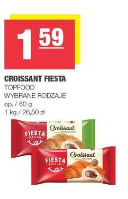 Croissant Fiesta Topfood promocja w SPAR