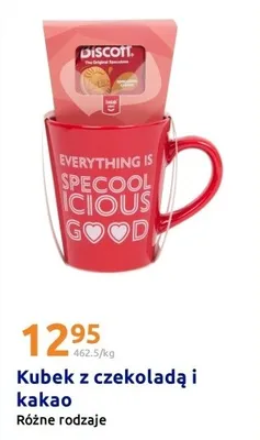 Kubek z czekoladą i kakao Różne rodzaje promocja w Action