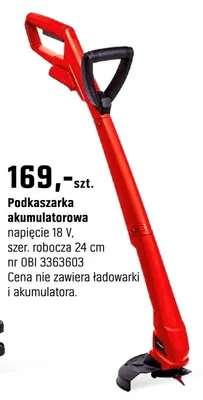 Podkaszarka akumulatorowa promocja w OBI