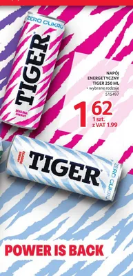 Napój energetyczny Tiger Zero Cukru Classic promocja w Selgros